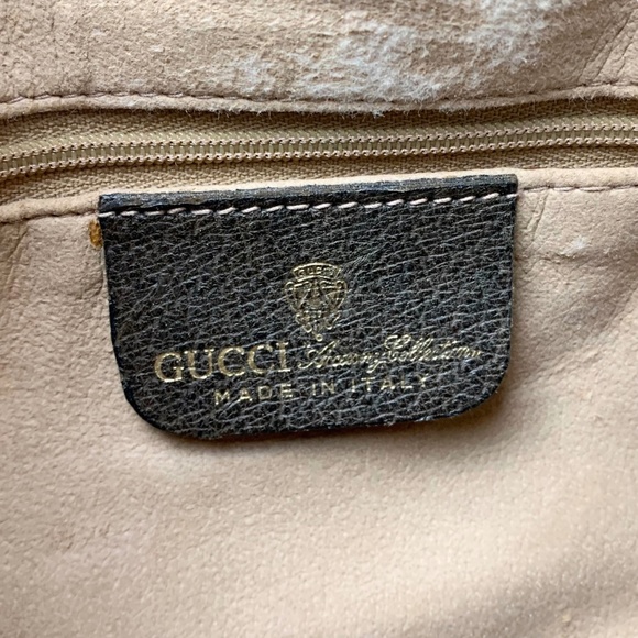 GUCCI Vintage Monogram Stripe Boston Bag - Picture 13 of 14